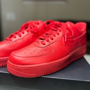 Nike Air Force 1 ’07 LV8 | University Red | Size 11.5 – Like New